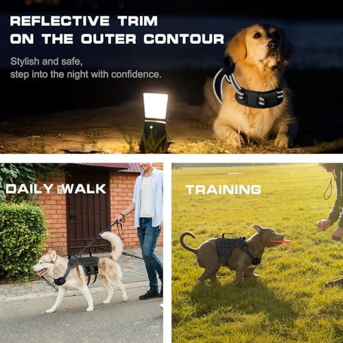 Dog Harness for Large Dogs, No Pull Tactical Vest - Image 4