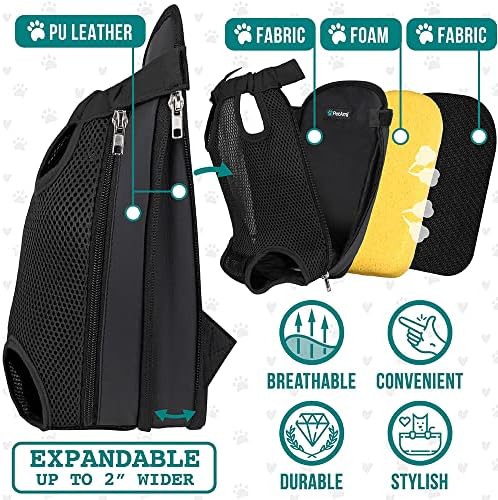 PetAmi Dog Carrier Backpack, Adjustable Dog Pet Cat Front Carrier Backpack | - Image 3