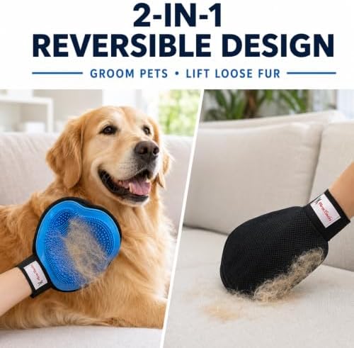 Warren London 2-in-1 Pet Grooming Glove - Image 3