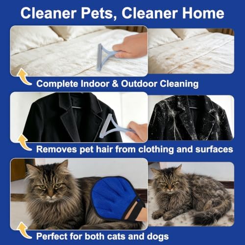 3PCS Pet Hair Removal Glove Set - Image 6