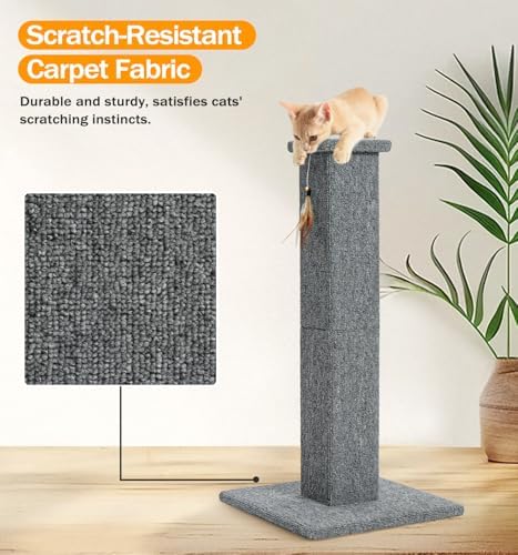 Made4Pets Cat Scratching Post for Indoor Cats, Carpet Cat Scratcher - Image 6