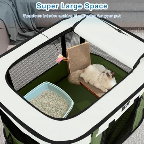 X-ZONE PET Dog Playpen, Puppy Cat Play Pen Portable Foldable Indoor/Outdoor - Image 5