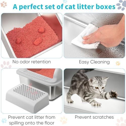 XXL Stainless Steel Litter Boxes - Image 5