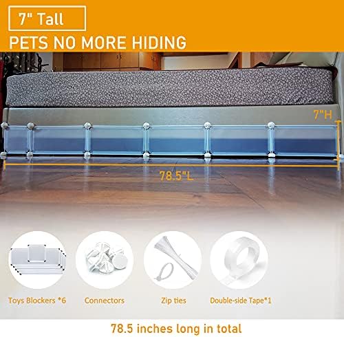Under Bed Blocker for Pets, Gap Bumper for Under Bed, Stop Things Going Under - Image 2