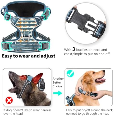 Timos Dog Harness, No Pull Large Sized - Image 3