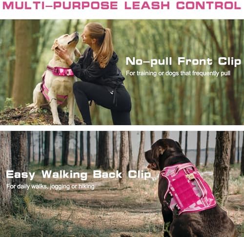 Dog Harness for Large Dogs, No Pull Tactical Vest - Image 3