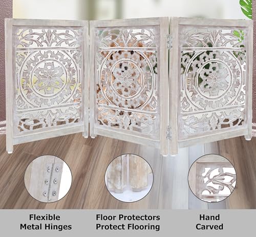Wooden Foldable Pet Dog Gate - Image 5