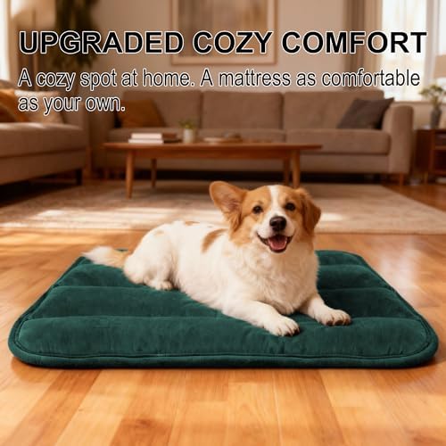 pobopobo Dog Crate Pad, Ultra Soft & Anti-Slip Kennel Mat, Secure Fit - Image 2