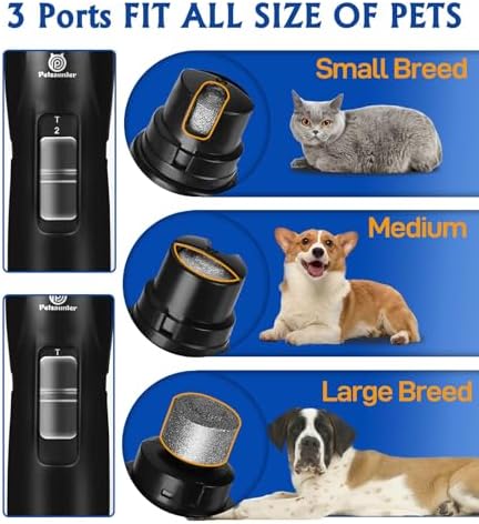 Petsaunter Dog Nail Grinder, 2-Speed and LED Light, Touch-Switch, Quiet and - Image 6