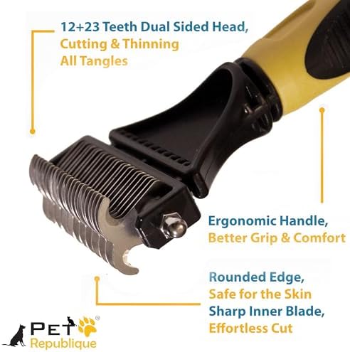 Pet Republique Matt Splitters Tool – Effective Mat Remover and De-matting Comb - Image 3