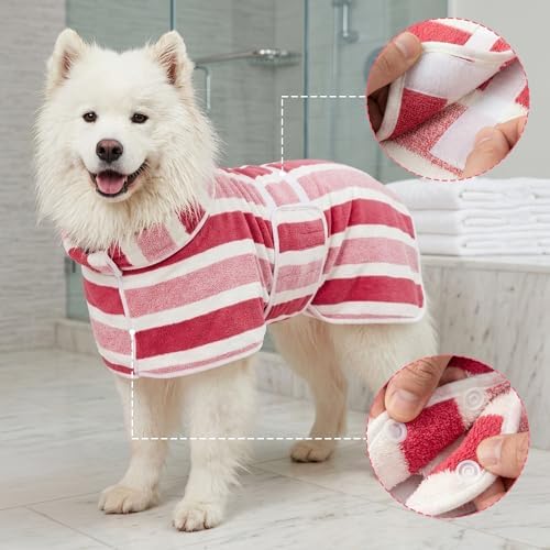 Quick Drying Dog Bathrobe for Large Dogs - Image 5