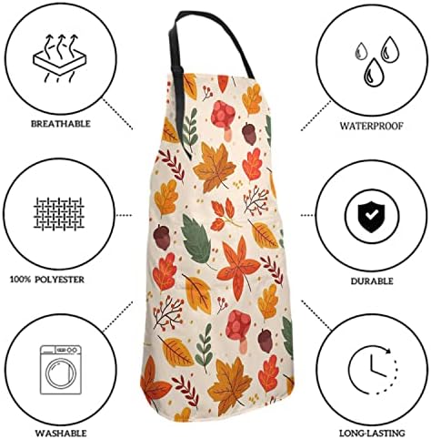 Giwawa Apron Unisex Resistant 33 x 28 inches - Image 6