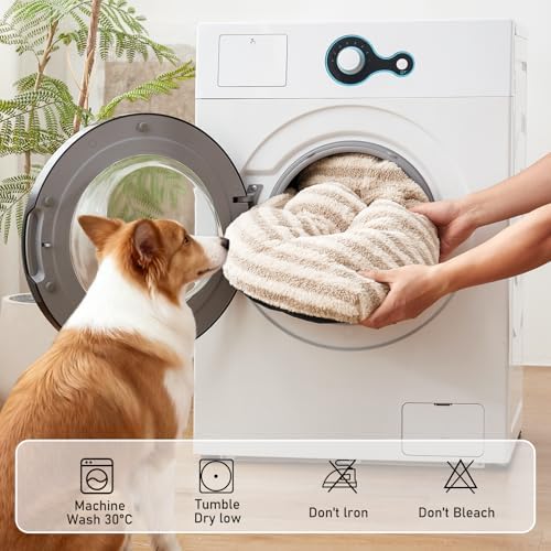 FURTIME Washable Small Dog Bed, Deluxe Dog Crate Beds - Image 5