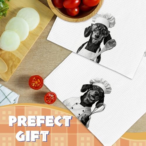 Dog Kitchen Towels Decor Set of 2 - Image 5