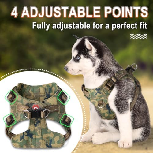 BARKBAY Small Dog Harness, No Pull Puppy Harness, Step-in Dog Vest - Image 3