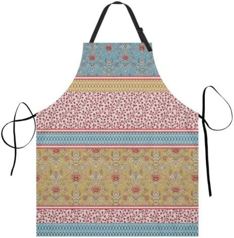 Art Apron with Pocket for Women Men by DZGlobal