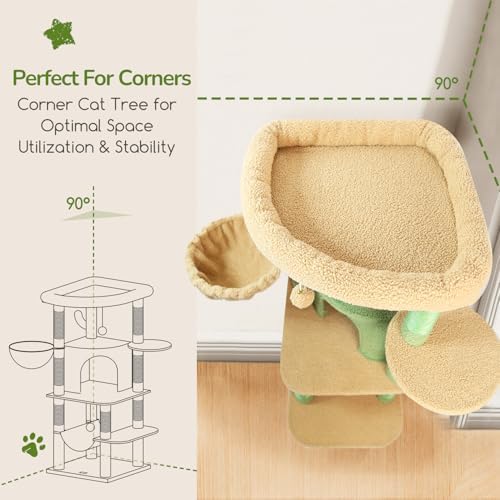Globlazer Cactus Corner Cat Tree Tower - Image 2