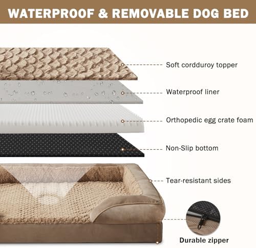 INVENHO Jumbo Orthopedic Dog Bed - Image 4