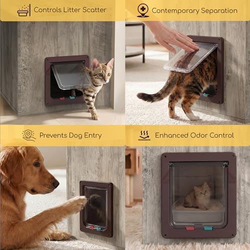 31.5" Cat Litter Box Enclosure Furniture - Image 2