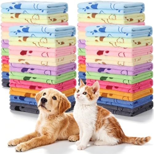 50 Pcs Microfiber Dog Towels Bulk by Unknown