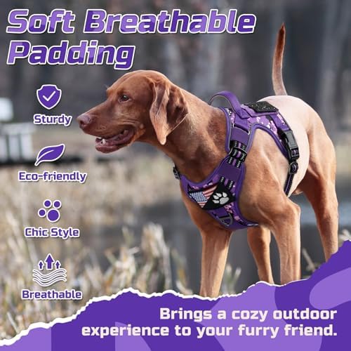 rabbitgoo Tactical Dog Harness for Large, No Pull Military Service Vest - Image 5