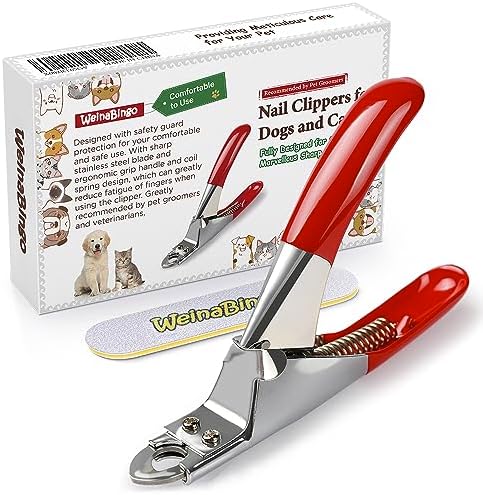 Dog Cat Pets Nail Clippers, Professional Pets Claw Trimmer by WeinaBingo