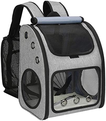 Expandable Cat Carrier Backpack, Large Space, Airline Approved by COVONO