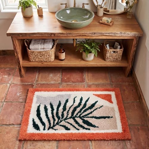 Boao Boho Bathroom Rug Non Slip, 24 x16 in - Image 5