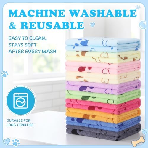 50 Pcs Microfiber Dog Towels Bulk - Image 4