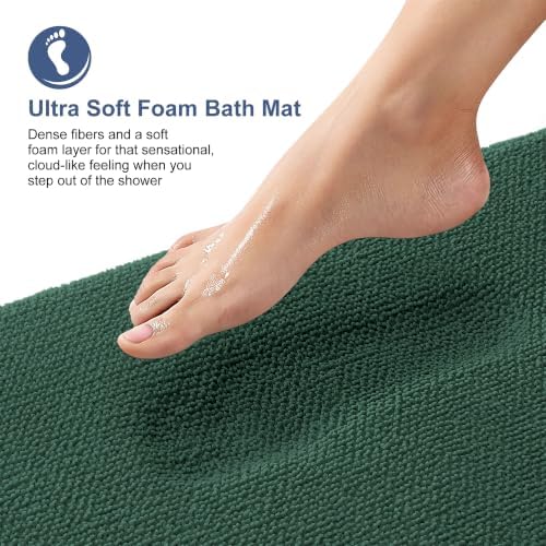 OLANLY Memory Foam Bathroom Runner Rugs 47x24, Long Mats - Image 2