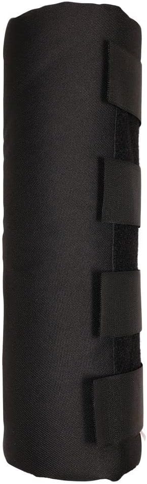 Dura-Tech Quick Wrap No Bow Leg Wraps for Horses | Size 12" | Color Black | Exceptional Leg Coverage | Versatile Use | Secure and Easy Application | Sold in Pairs
