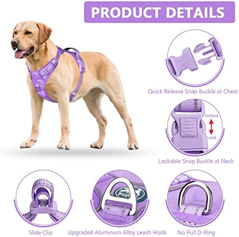 PoyPet No Pull Dog Harness, Reflective Vest - Image 6