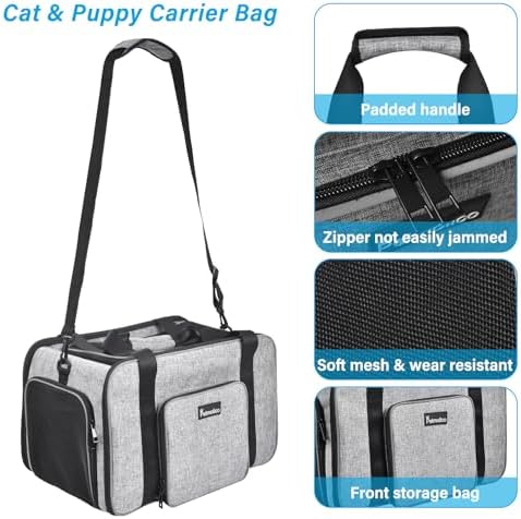 Petmolico Cat Carrier Soft-Sided Airline Approved - Image 2