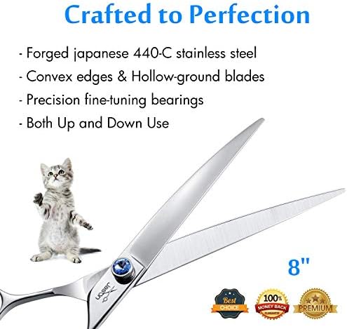 JASON Curved Dog Grooming Scissors - Image 3