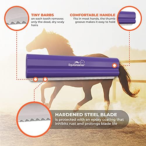 EquiGroomer 8-Inch Deshedding Brush - Image 5