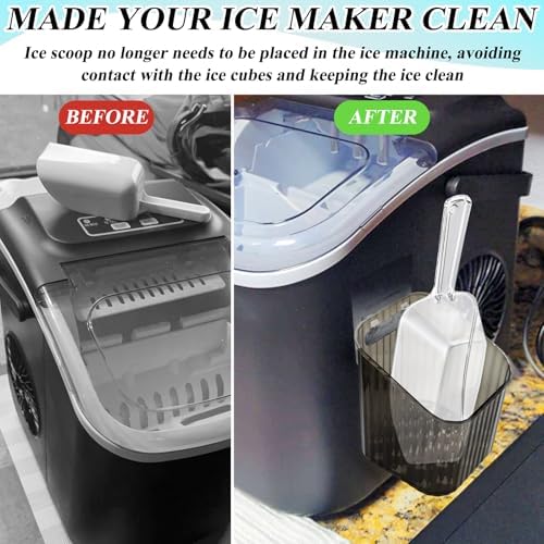 2 Pack Ice Scoop Holder, Ice Maker Scoop Holder - Image 4