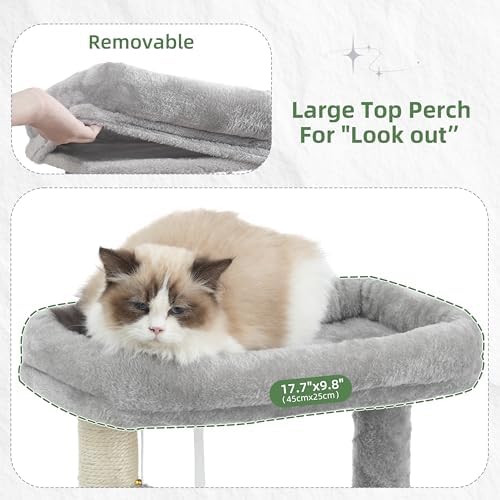 Gitelsnour Cat Tree Tower with Sturdy Steel Tube - Image 3
