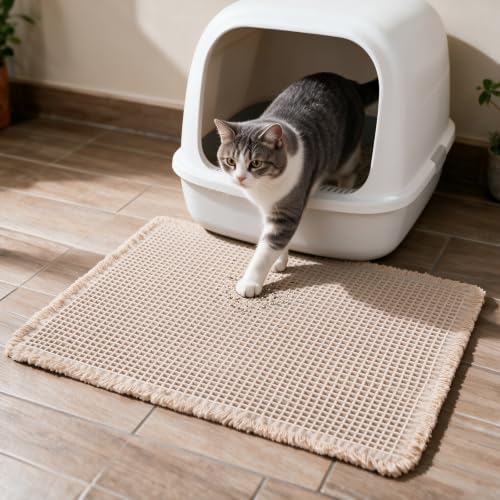 KOOLTAIL Cat Litter Mat, Scatter Control by KOOLTAIL