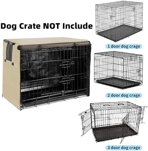 Dog Crate Cover 36 Inch Waterproof 600D Oxford - Image 3