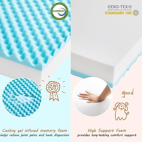 EHEYCIGA Large Washable Dog Crate Bed - Image 3