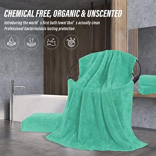 MOONQUEEN 6 Pack Premium Bath Towel Set - Image 5