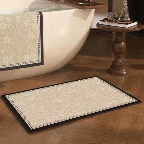 Ultra Thin Bath Mat 24"x16", Absorbent Quick Dry Washable Bath Rug - Image 7