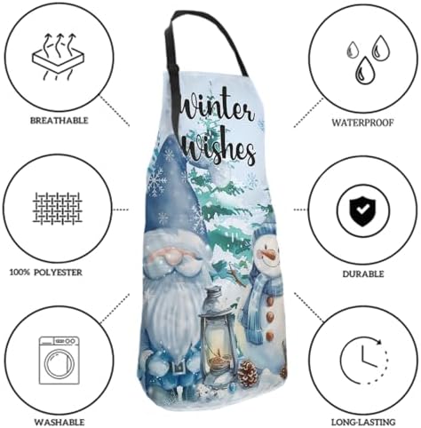 Giwawa Apron Unisex Resistant 33 x 28 inches - Image 6