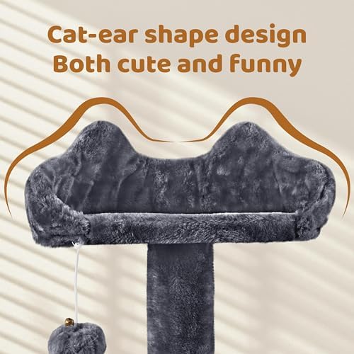 Yaheetech 70in Multi-Level Sturdy Cat Tree, Sisal Scratching Posts - Image 4