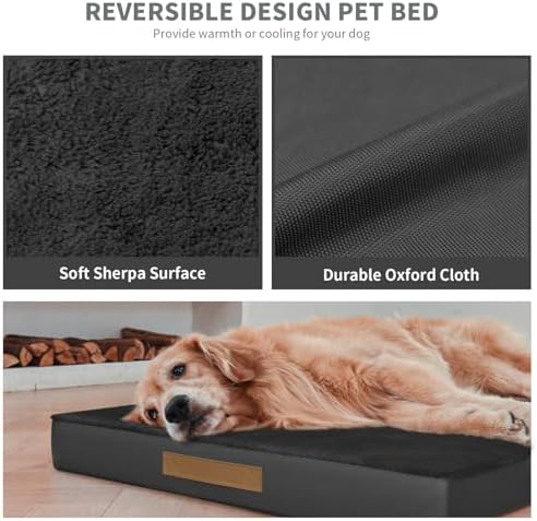 Jumbo Waterproof Orthopedic Dog Bed - Image 5