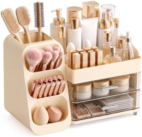 Large Makeup Organizer Countertop by KQJS