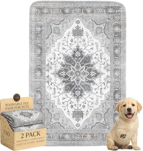 Washable Pee Pads for Dogs, Great Urine Absorbent Reusable Puppy Training Pads by Peepads