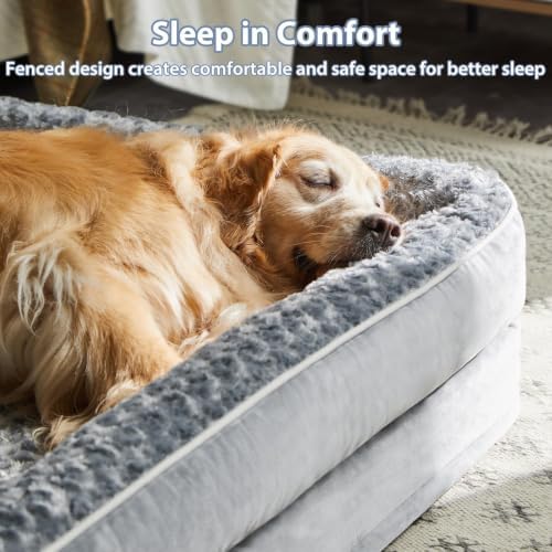 WNPETHOME Orthopedic Washable XL Dog Bed - Image 2