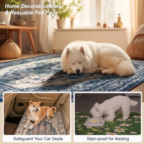 Washable Pee Pads for Dogs 36"x48" 2 Pack Reusable Puppy Potty Pad - Image 2