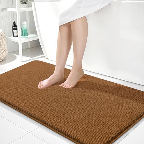 OLANLY Memory Foam Bathroom Runner Rugs 44x24, Absorbent Long Mat by OLANLY